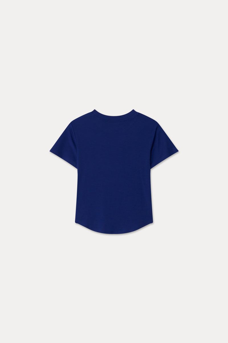TENCEL PETIT TEE_COBALT