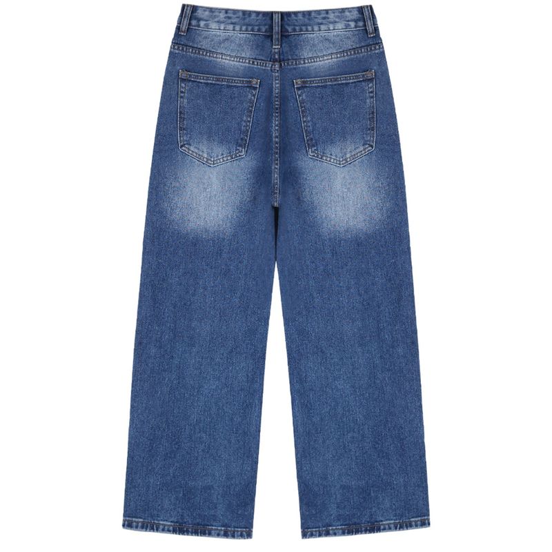 Basic washing denim pants (blue)