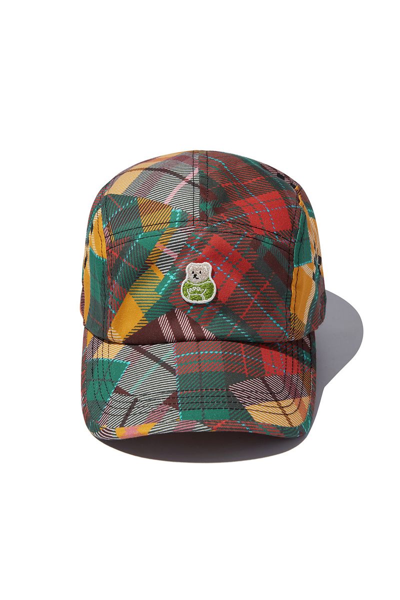 APIECEOFCAKE（ピースオブケイク）の「Multi Check Camp Cap_Green Check（Hats）」