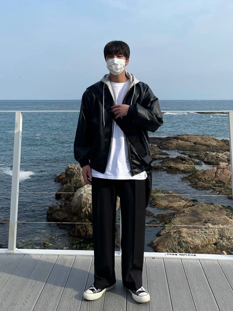 ABLE TWO TUCK WIDE SLACKS(5COLOR)