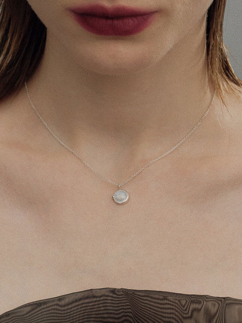 [MADE] Silver925_Moon Stone_N (2colors)