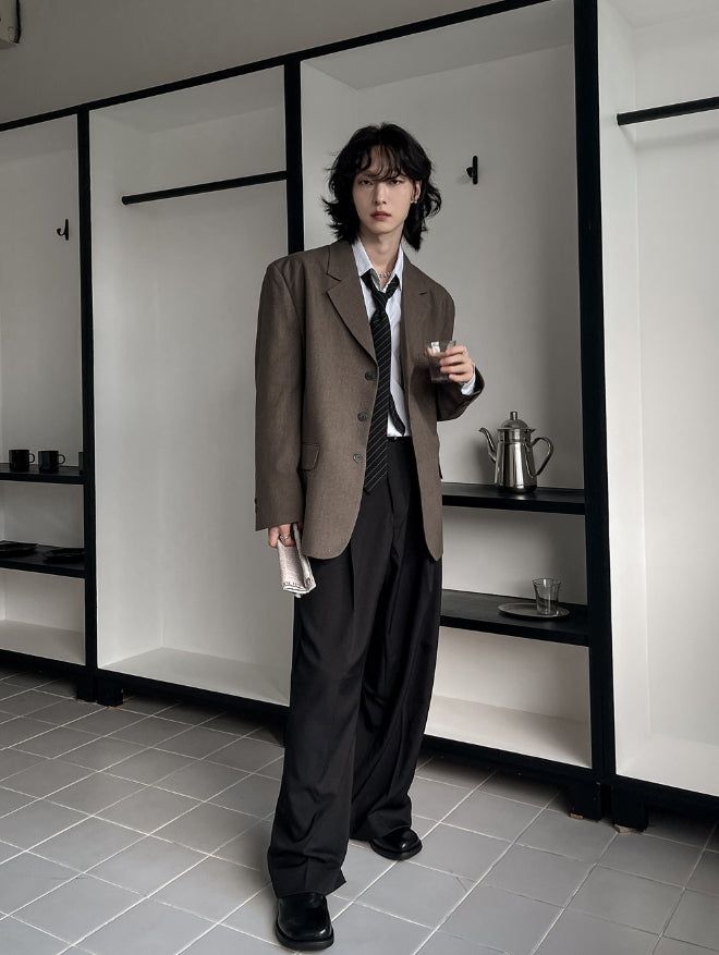 Pauline Scratch Wide Slacks