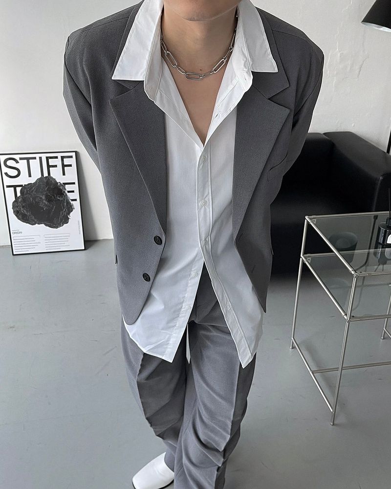 CR Dart Point Wide Slacks (2 colors)