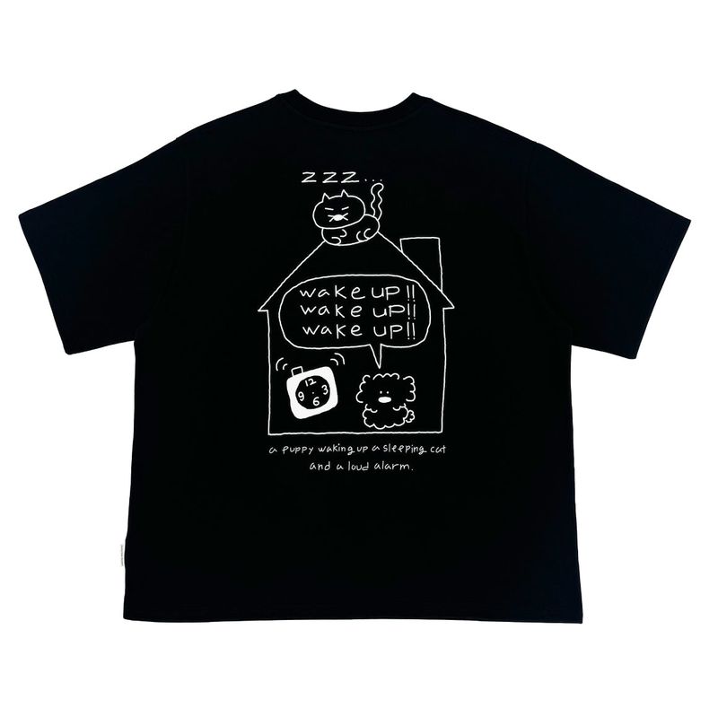 ALARMSEOUL（アラームソウル）の「HOME SWEET HOME T SHIRT_BLACK（Tops）」