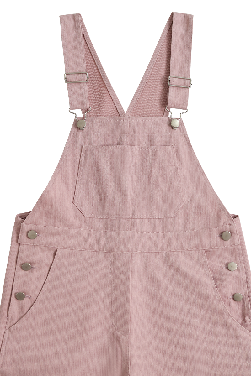 Kookeesee Slub cotton Overall (Light pink)