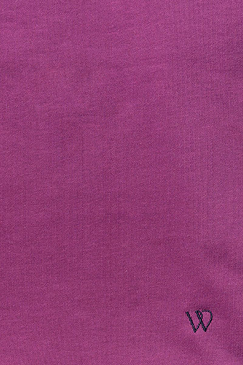 Frill crop t-shirt_purple