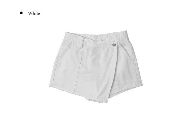 Bona Cotton Wrap Skirt Short Pants