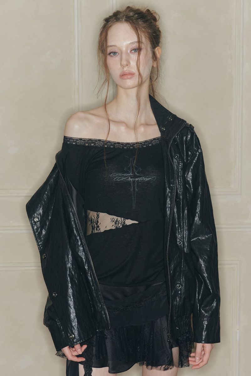 SWAN SKIRT black