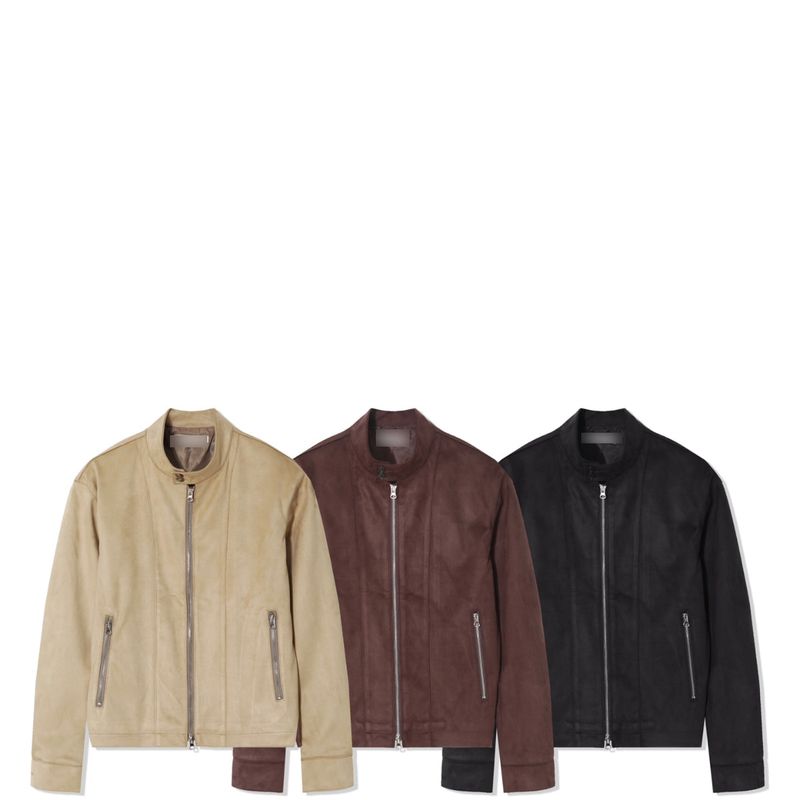 Suede harrington Jacket