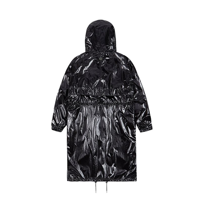 [24SS LSD COLLECTION] Hooded Nylon Raincoat_Black