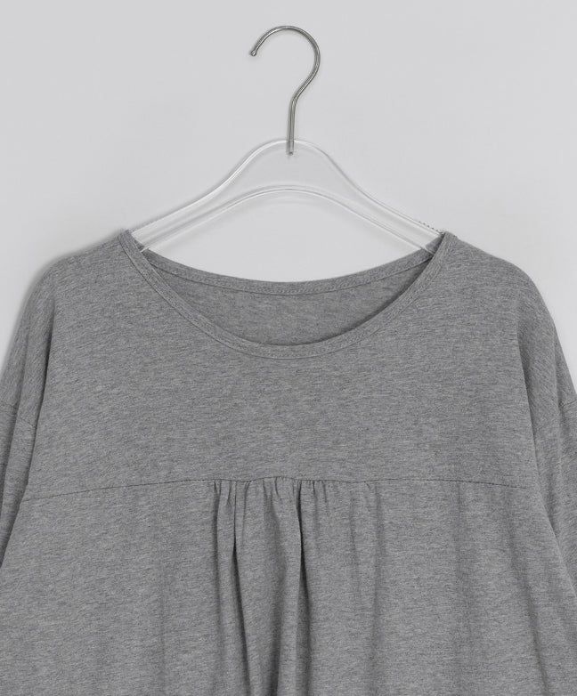 Raneehi Shirring Ribbon Long Sleeve Tee
