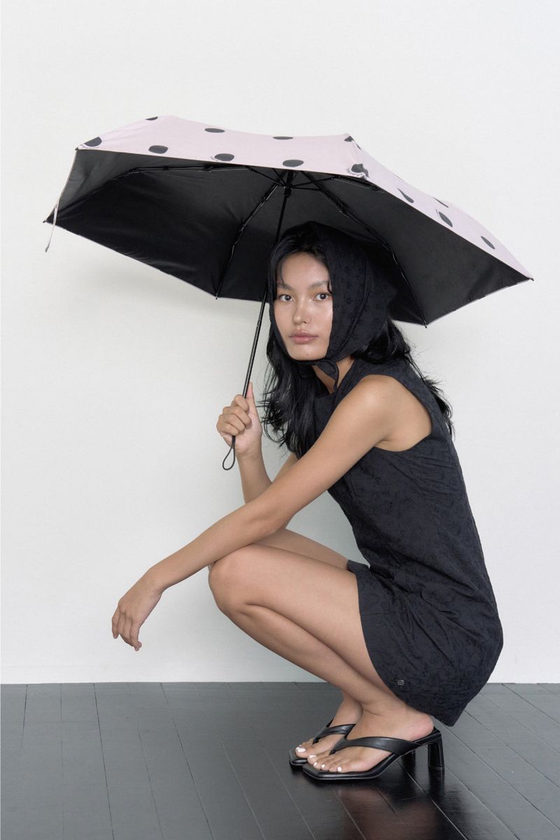 [LIGHT WEIGHT/UV 99.9] LA DOLCE DOT UV UMBRELLA
