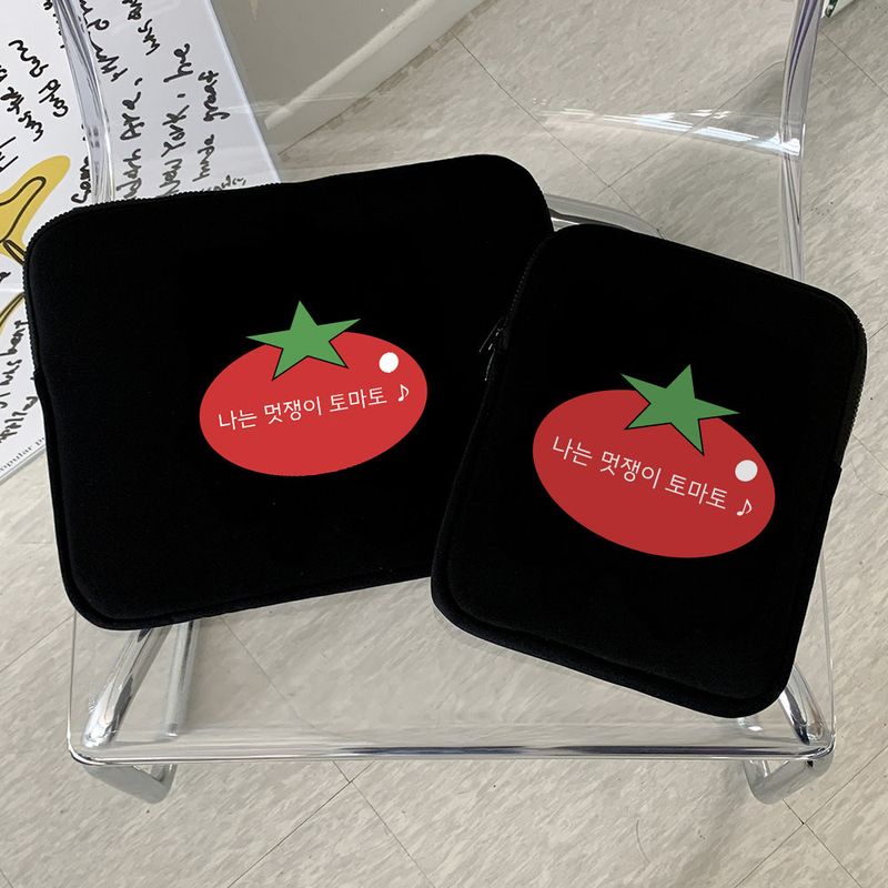 withsome（ウィズサム）の「[withsome made] スタイリッシュトマトアイパッドポーチ ⭐（スマホグッズ/小物）」