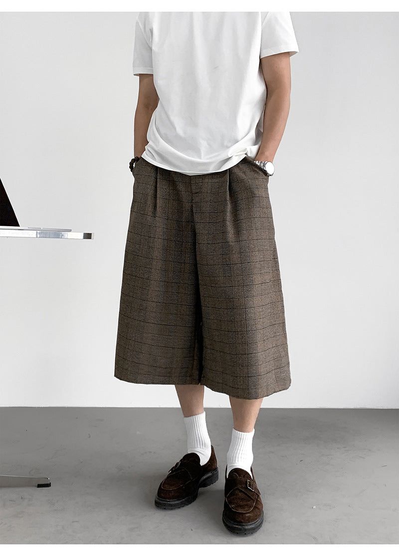 Hector Check Wide Culottes