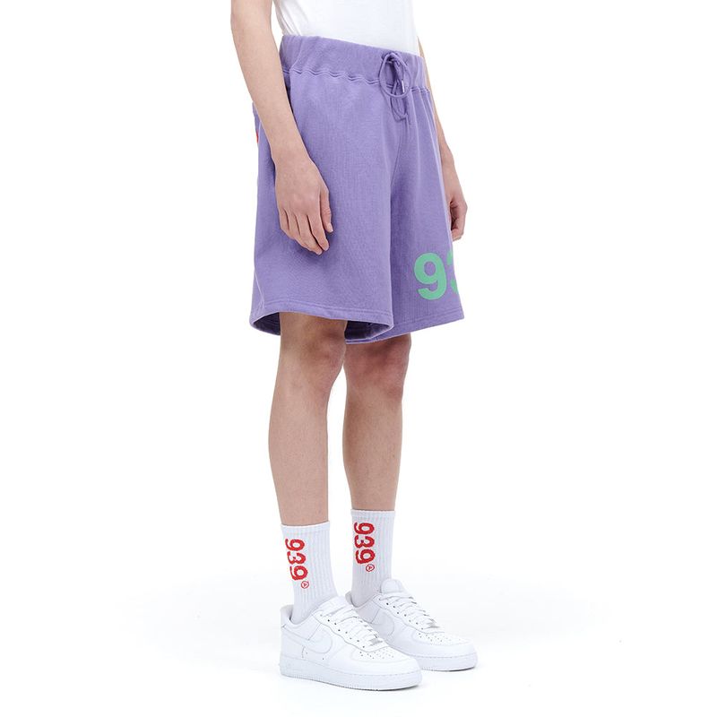 939 LOGO SWEAT SHORTS (LAVENDER)