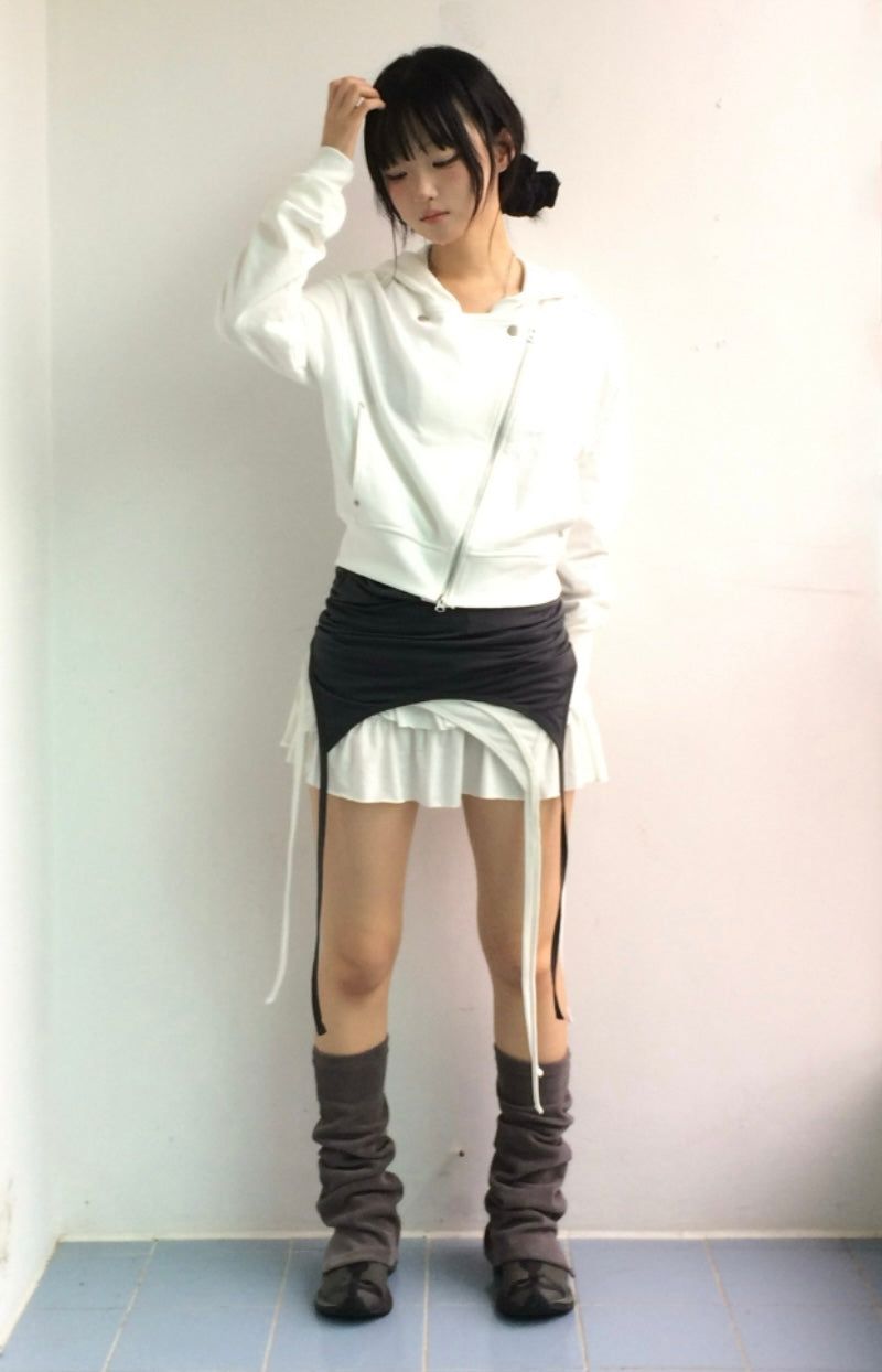 Bitline Curve Hooded Zip-up