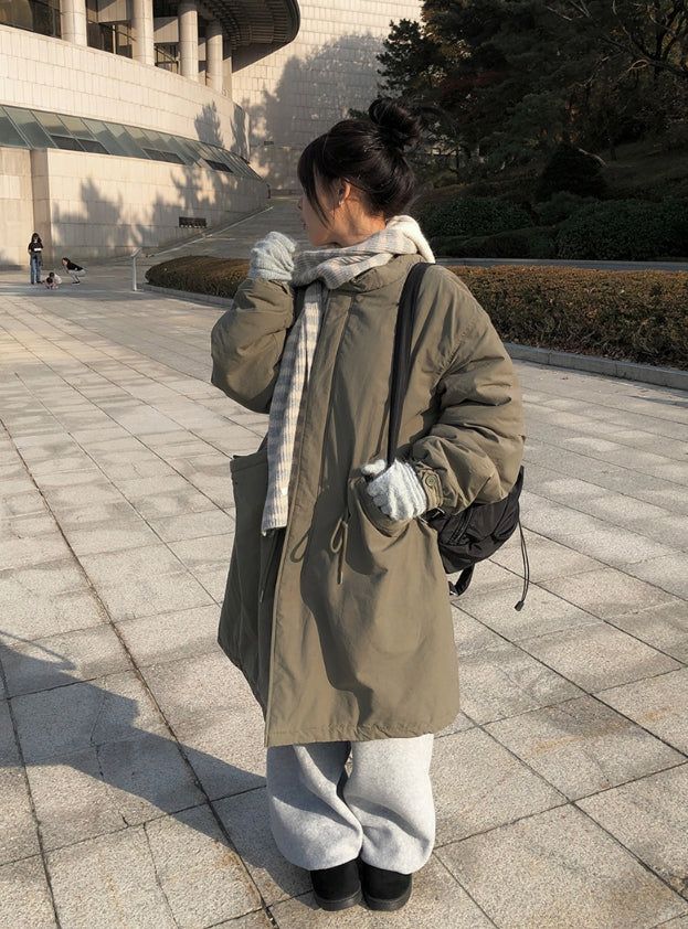 Act Long Padding Bomber Jacket