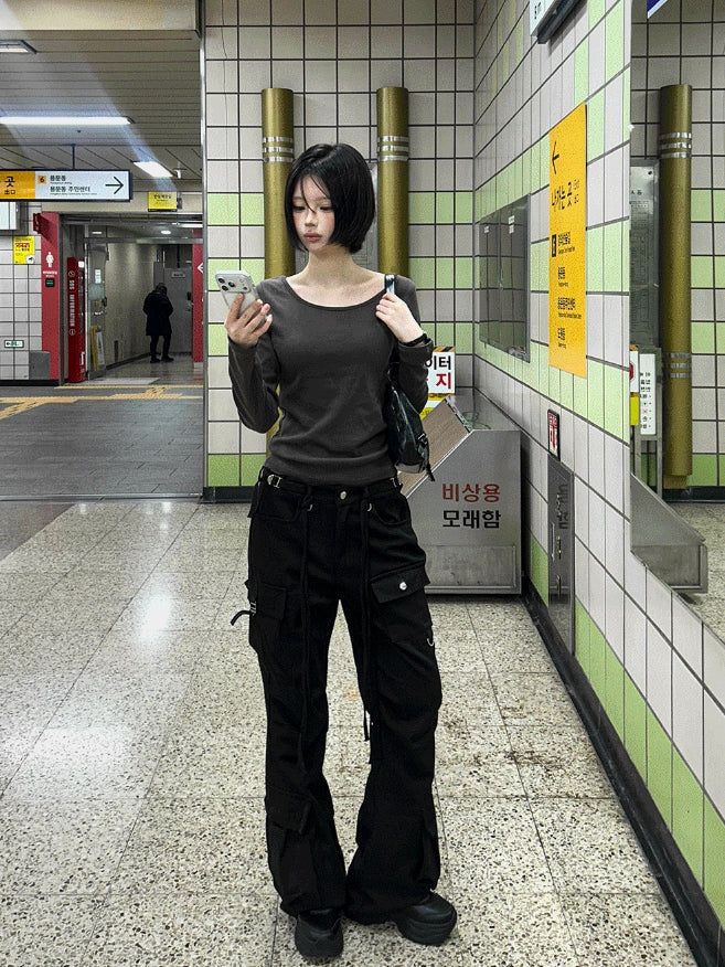 Strap Work Cargo Pants