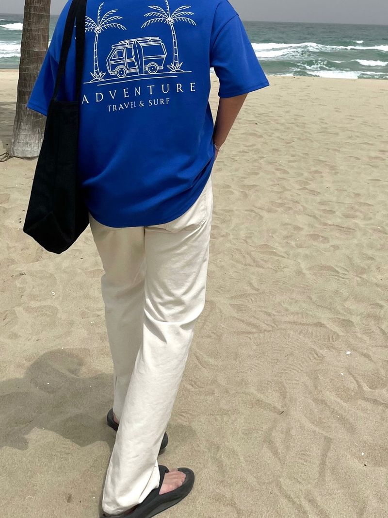 サマートラベルキャンピングTシャツ 