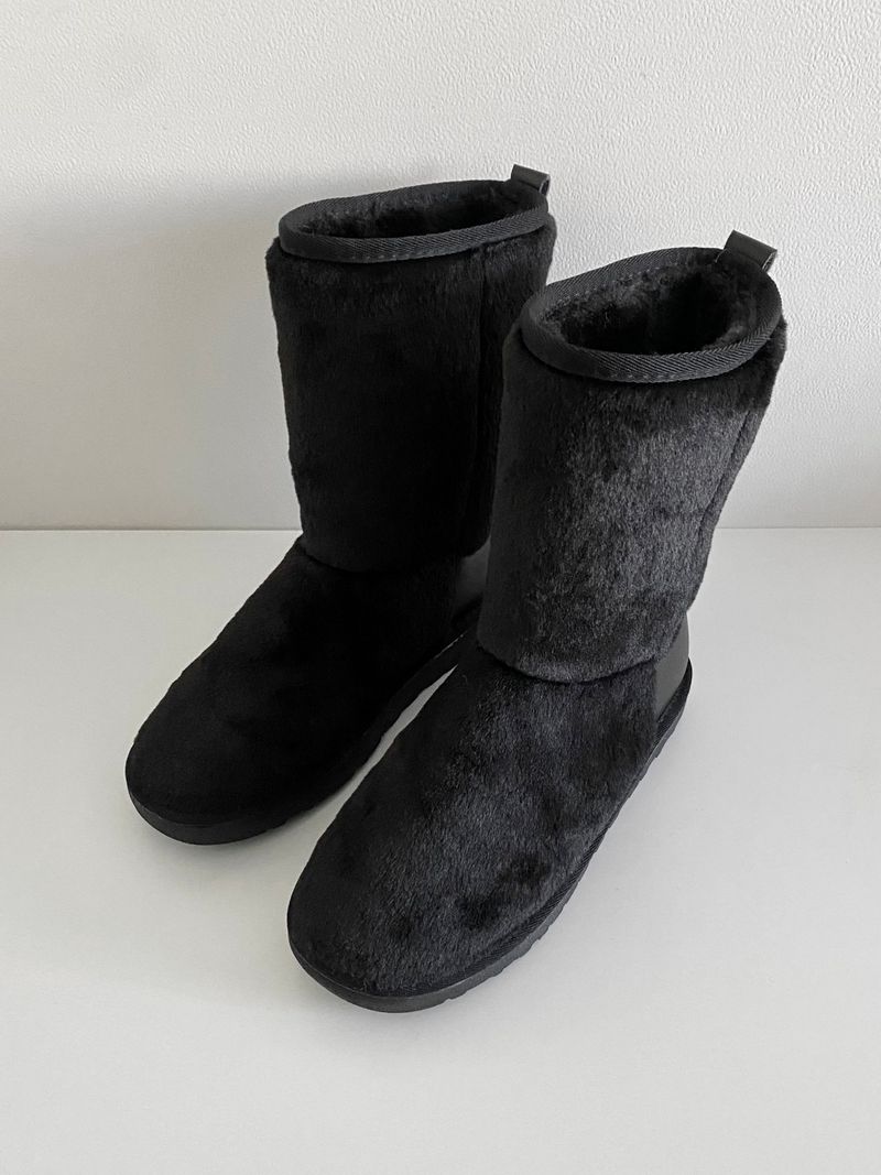 Norman middle fur boots