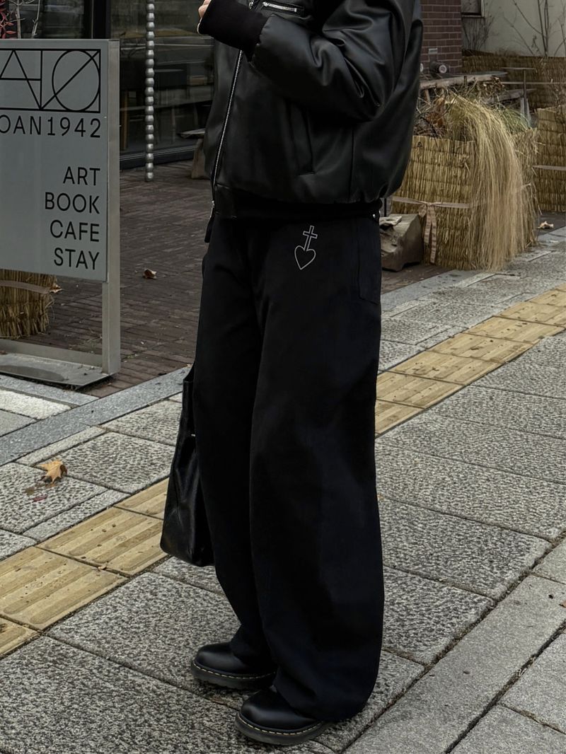 ハーツスタッズソフトパンツ