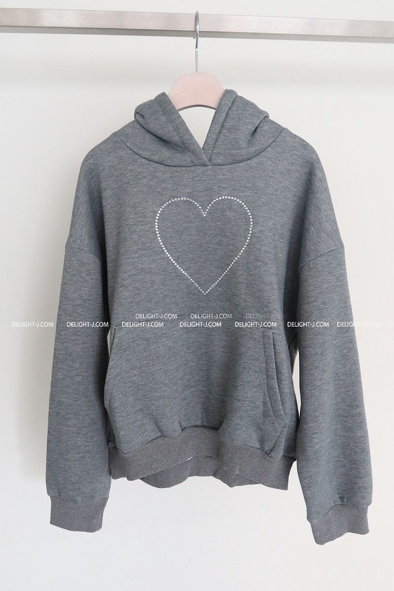 Heart Cubic Napping Hooded & Jogger Two-Piece Set