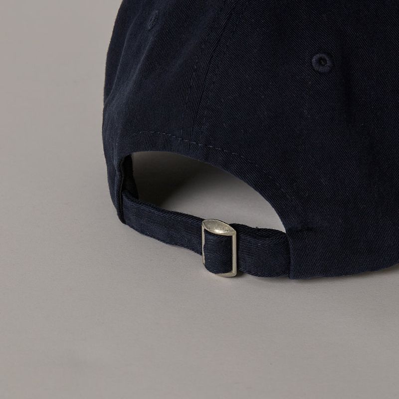 Washed Logo Ball Cap (Navy/White)