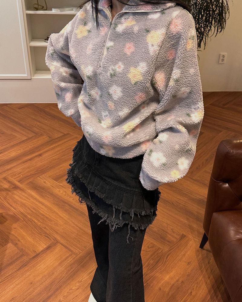 DENIM SKIRT PANTS