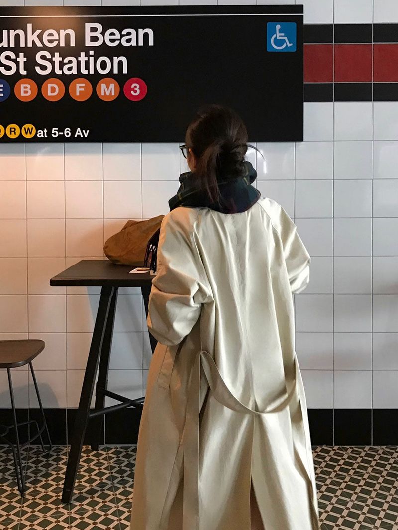 [BELLIDE MADE]Martin, casual long trench coat