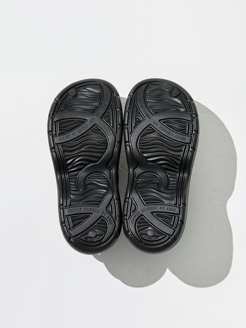 Pepper Salt Sandals - Black
