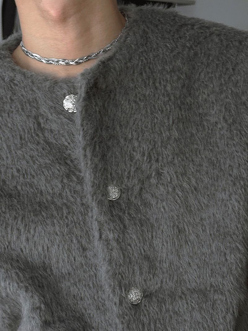Titanium Steel Twist Chain Choker Necklace