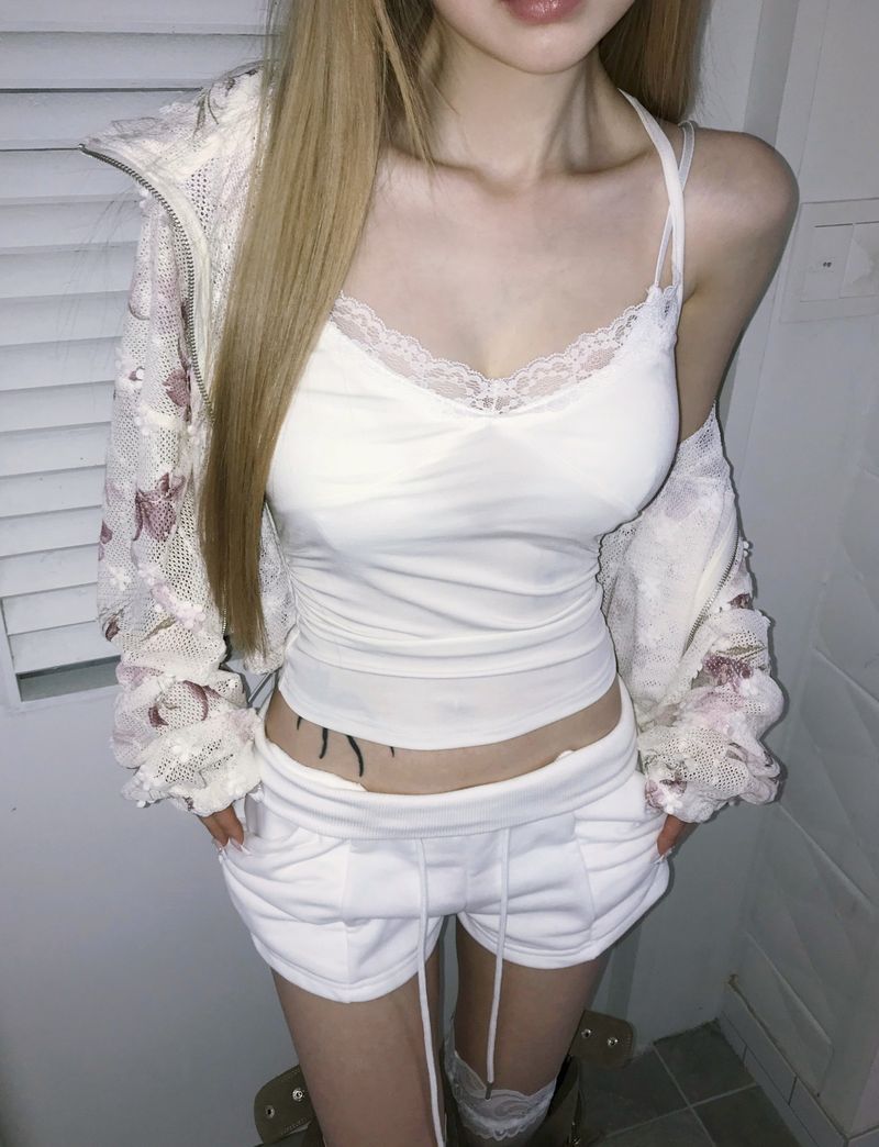 apple lace top(6 color) 