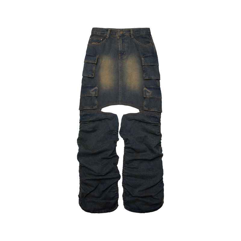SKIRT PANTS [WASHED]
