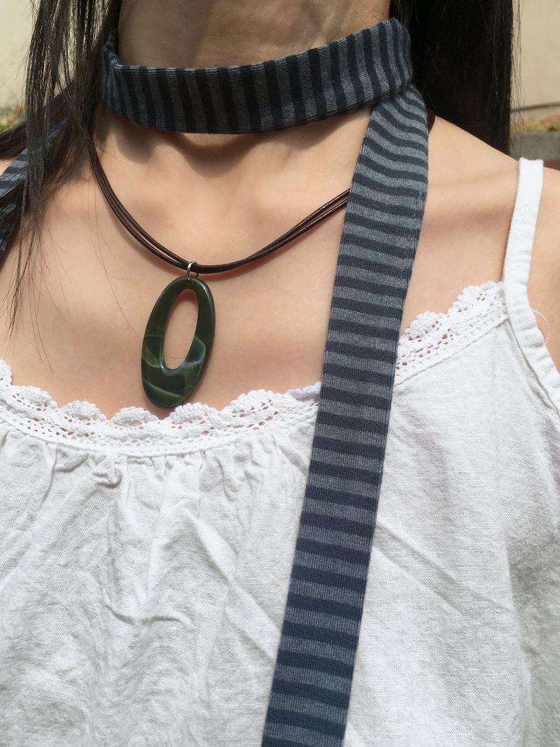 WONDER WONDER(ワンダーワンダー)の「Minmin Vintage Oval Donut Two-Strap Necklace(Accessories)」