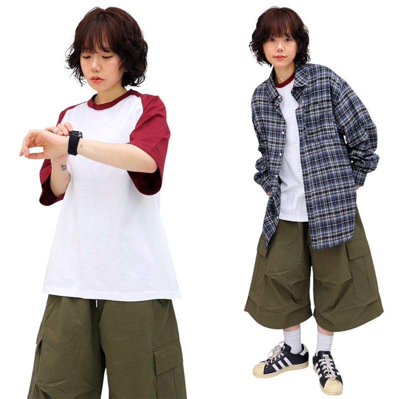 Basic Raglan Short-Sleeve T-Shirt