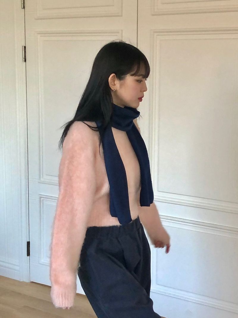 Davie alpaca knit