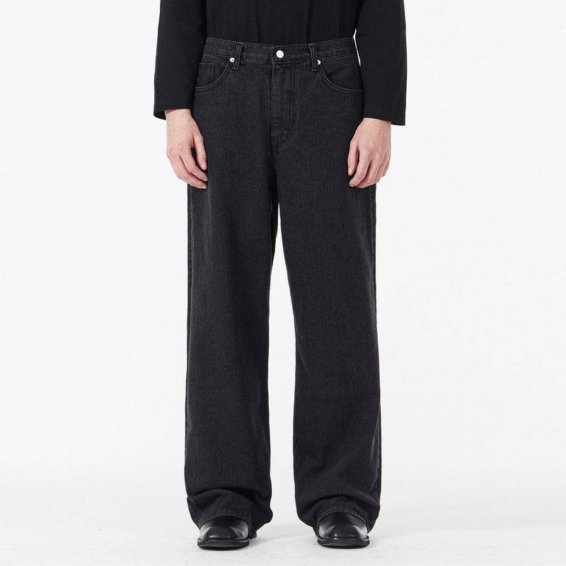 VARZAR(バザール)の「Signature Stud Wide Fit Denim Pants Black(Pants)」