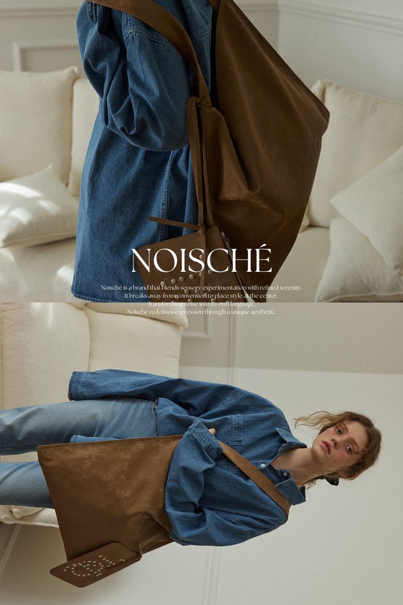 NOISCHE（ノイシ）の「メイド_ハロスクエアバッグ (Large)/ ベージュ（バッグ）」