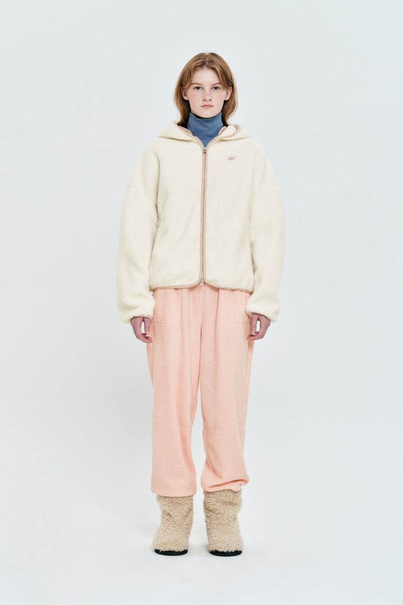 CHERRY TERRY JOGGER PANTS [SALMON]