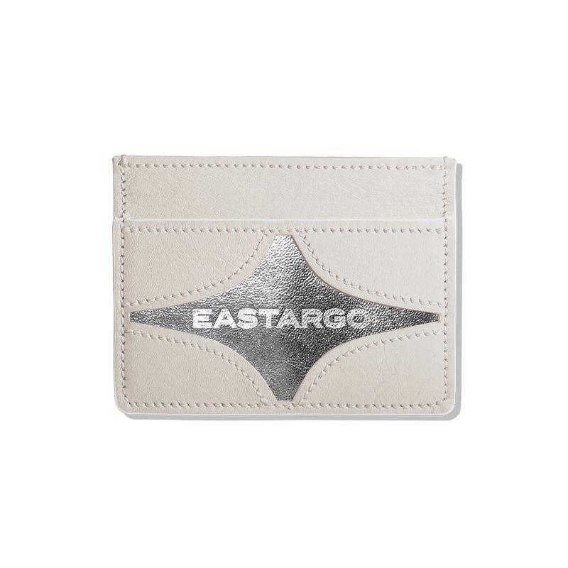 STING CARD WALLET IVORY WHITE (SILVER)