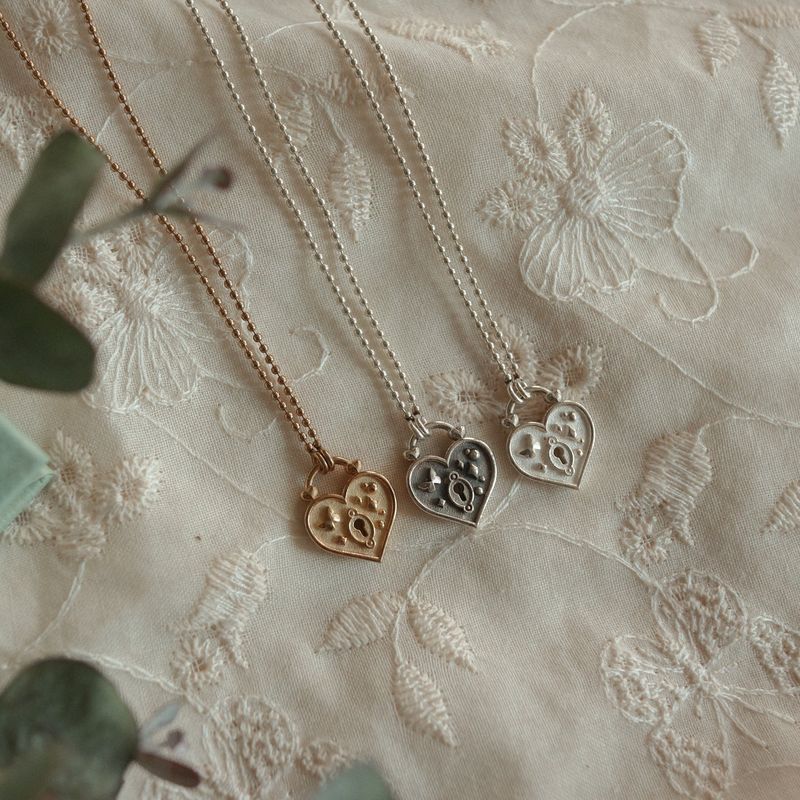 【MADE】 Twinkle love-lock necklace