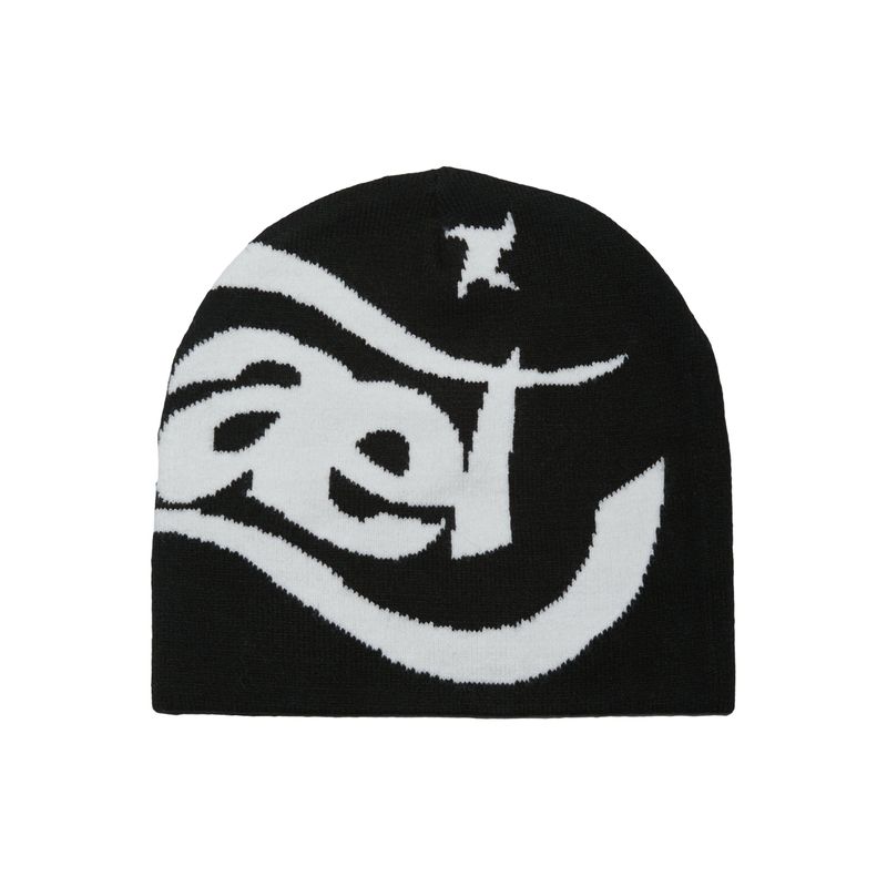 aeiaeiae（エイエイエ）の「シンボルビーニー [ブラック]（帽子）」