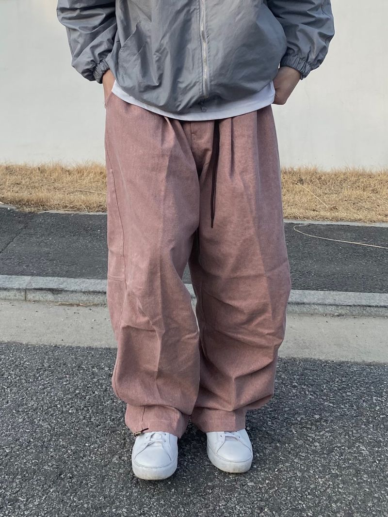 Pigment Wash Balloon Pants 3C