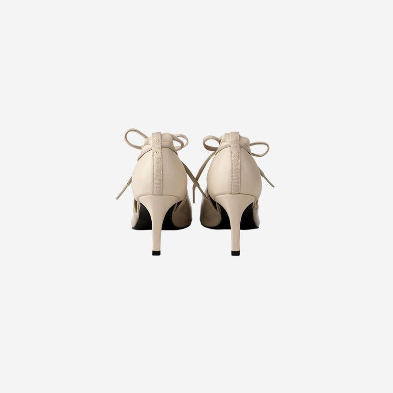 Multistrap Stiletto Heels / Beige