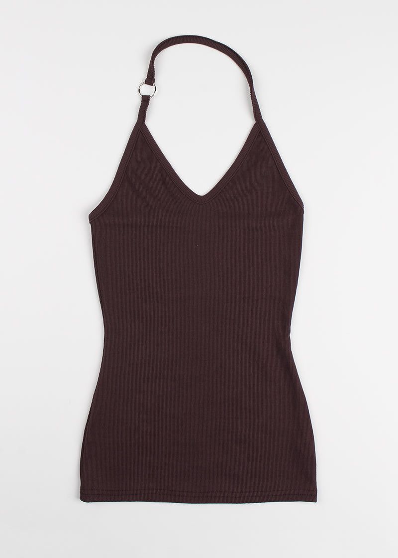 RING HALTER SLEEVELESS
