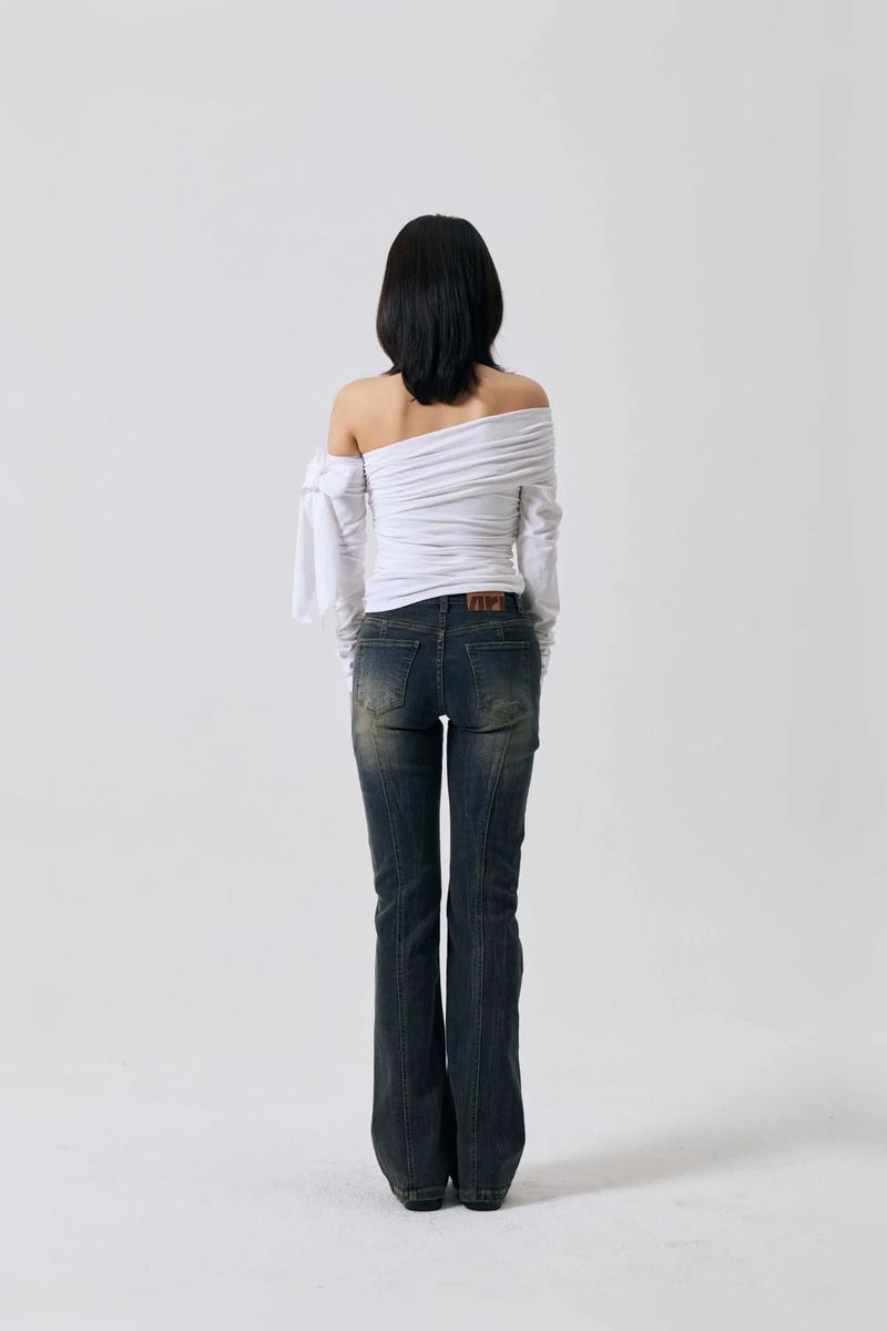 ELLA BOOTCUT DENIM PANTS / BLUE