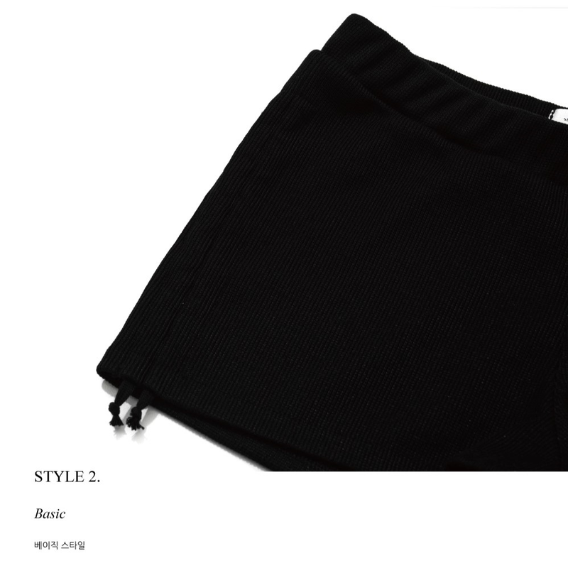 SHIRRING STRING MICROSHORTS_BLACK