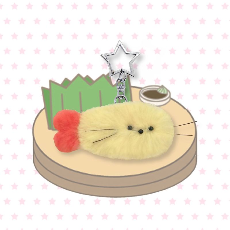 【MADE】 Baby Shrimp Fried Nyan  Keyring