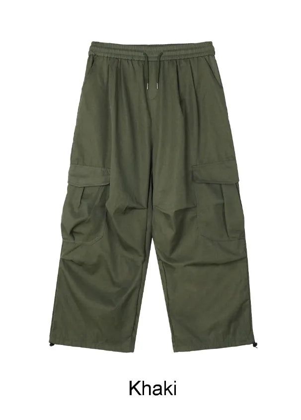 Eppen pintuck wide cargo pants