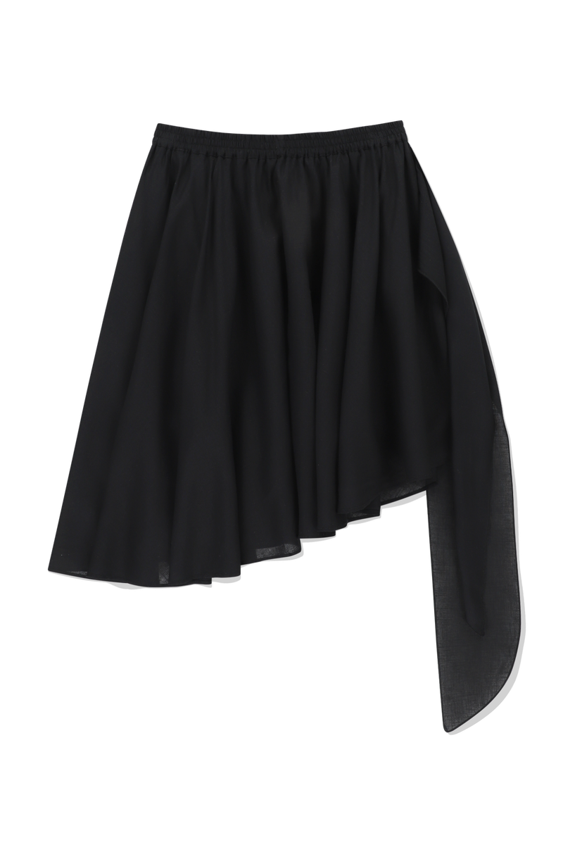 RIBBON FLARE SKIRT